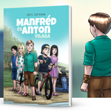 Manfréd és Anton világa - könyv, keményfedeles, 130 oldal