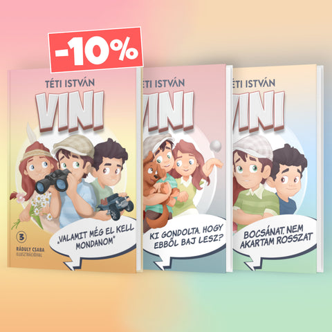 Vini 1-3. könyv kedvezményes csomag