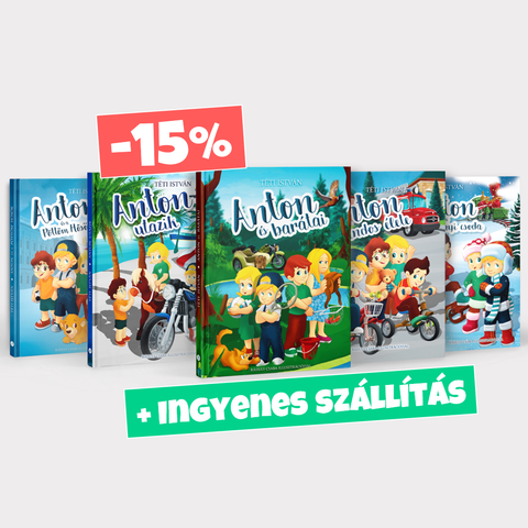 Anton teljes sorozat - kedvezményes könyvcsomag