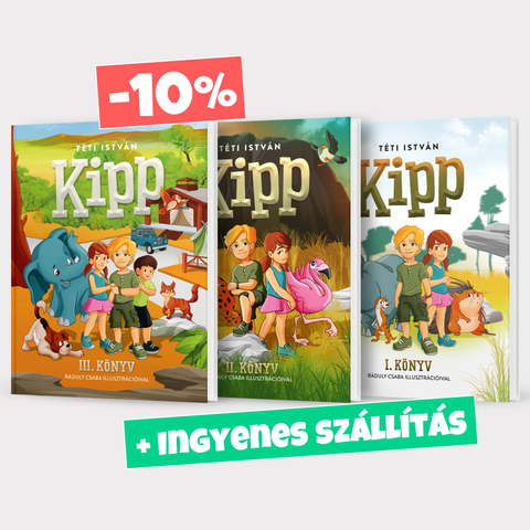 Kipp I-III. könyv kedvezményes csomag