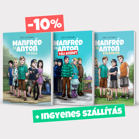 Manfréd és Anton 1-3. könyv kedvezményes csomag