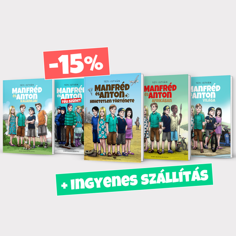 Manfréd és Anton teljes sorozat - kedvezményes könyvcsomag