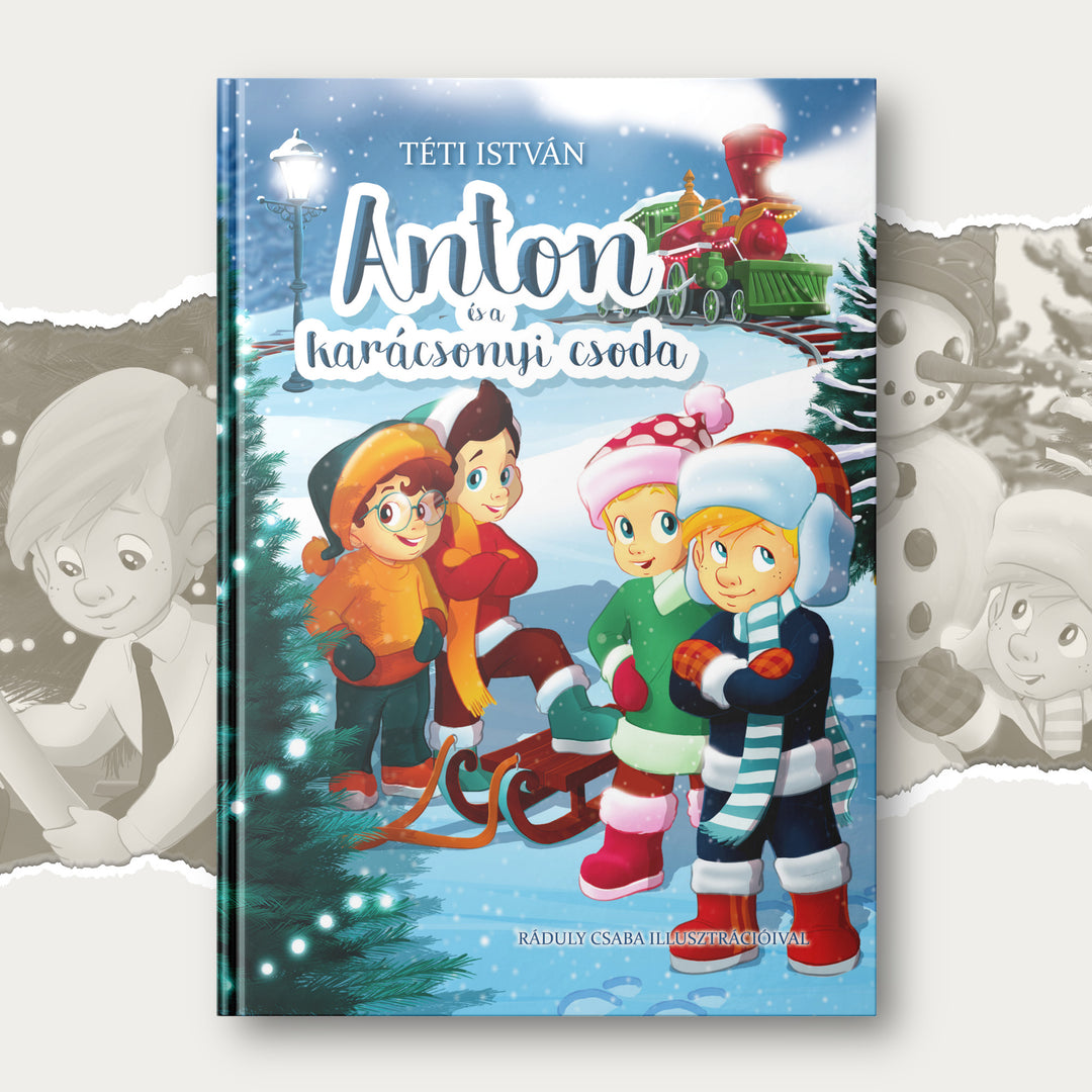 Anton és a karácsonyi csoda - könyv, keményfedeles, 60 oldal