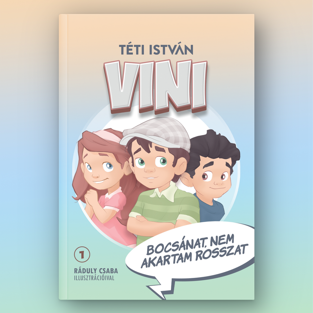 VINI - Bocsánat, nem akartam rosszat - könyv, keményfedeles, 84 oldal