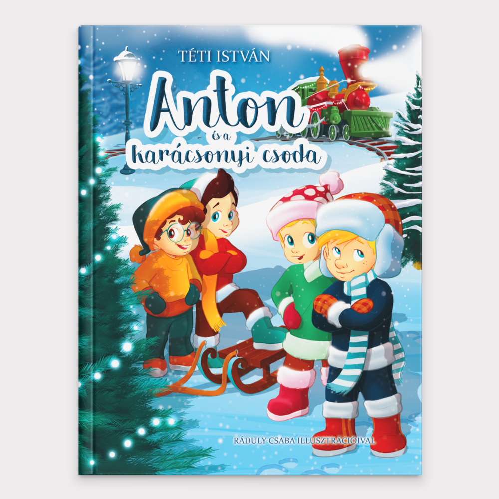 Anton és a karácsonyi csoda - könyv, keményfedeles, 60 oldal