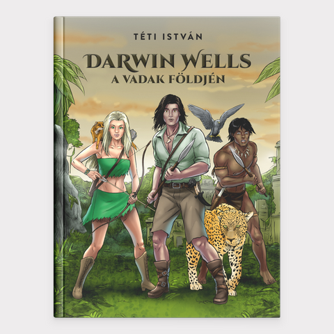 Darwin Wells a Vadak földjén - könyv, keményfedeles, 272 oldal